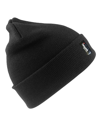 Heavyweight Thinsulate™ Woolly Ski Hat_Black