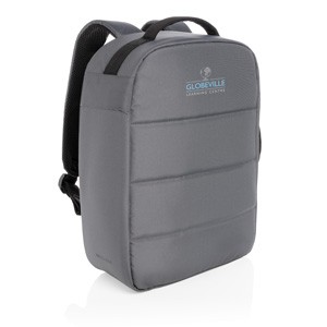 Anti-Diebstahl 15,6" Laptop-Rucksack grau