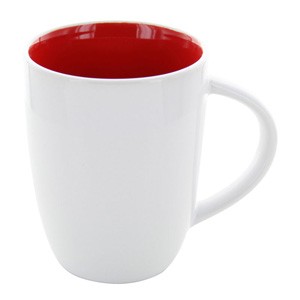 Tasse Elektra weiß-rot