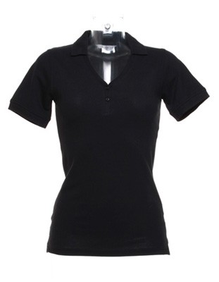 Regular Fit-V Neck Black
