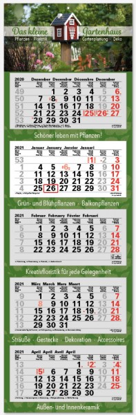 JUNIOR-5 | flatbarer 5-Monats-Kalender