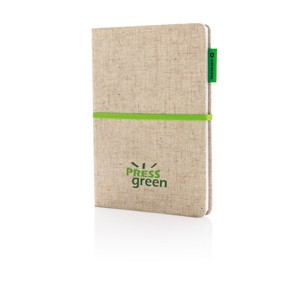 A5 Eco Jute Notizbuch