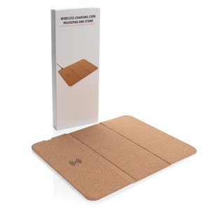 5W Wireless Charger Mauspad aus Kork-1