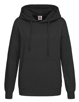 Hoodie Classic Women Black-Opal