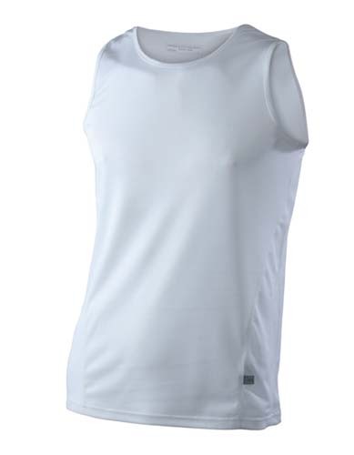 JN305 Männer Lauf T-Shirts-Ärmellos-Rundhals