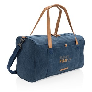Canvas Reisetasche, blau