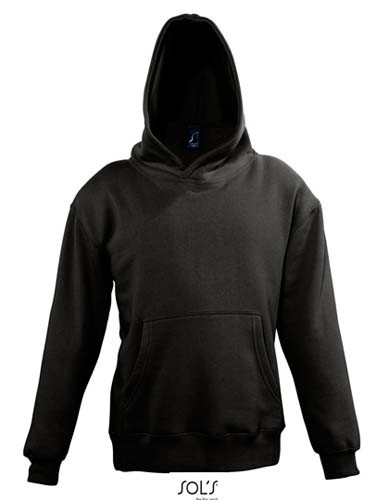 Kids` Hooded Sweat Slam_Black