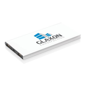 8.000 mAh Powerbank weiß