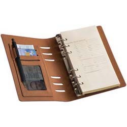 Mac-20175 Ringbuch DIN A6 mit PU Umschlag