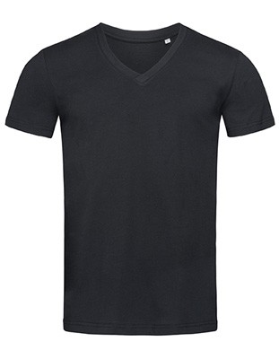 James Organic V-Neck Black-Opal