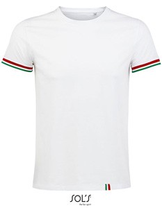T-Shirt Rainbow White_Kelly-Green