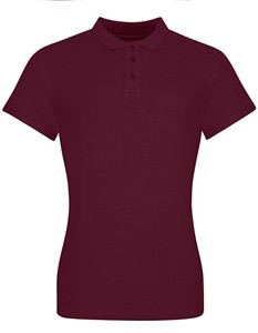 The 100 Girlie Polo Burgundy