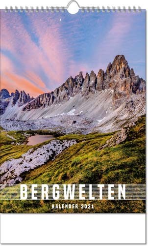 Bildkalender deutsch BERGWELTEN mit Wire-O