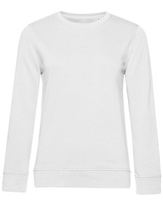 Sweatshirt  Damen Langarm Y White