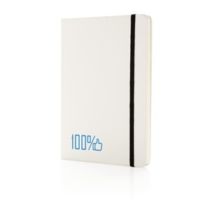 Notizbuch mit PU-Hardcover weiß