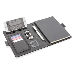 Notizbuchcover mit kabelloser Aufladefunktion