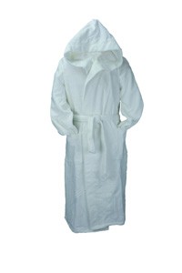 Bademantel mit Kapuze