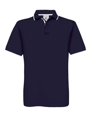 Polo Safran Sport Navy_White