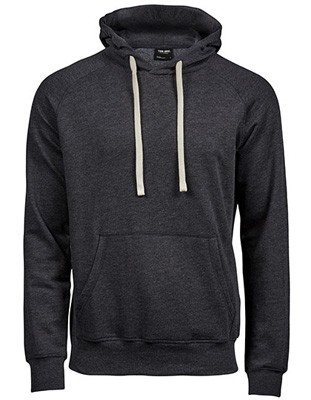 Lightweight Hooded Black-Melange