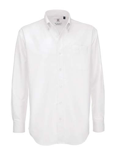 Shirt Oxford Long Sleeve /Men_White