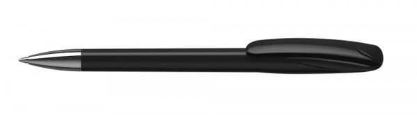 Drehkugelschreiber Boa high gloss Mn schwarz
