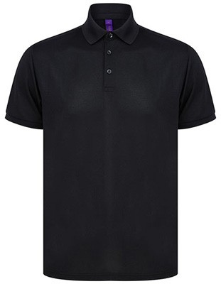 Polyester Polo Shirt Black