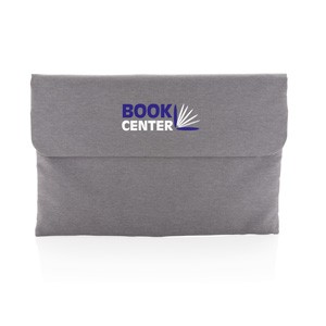 verschließbares 15.6" Laptop-Sleeve grau
