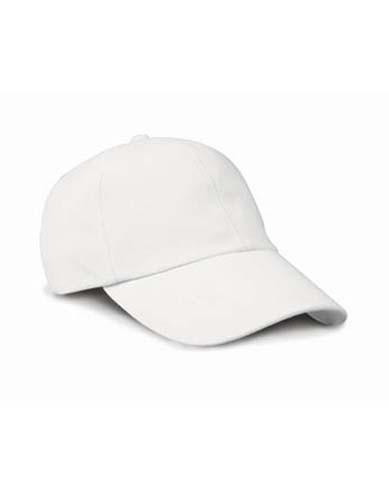 Low Profile Heavy Brushed Cotton Cap_White