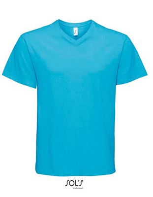 V-Neck T-Shirt Victory Aqua