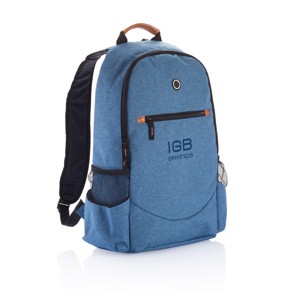 Modischer Duo Tone Rucksack, PVC-frei blau