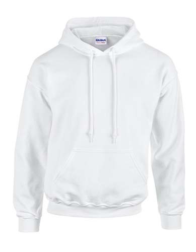 G18500 Hooded Sweatshirt_White