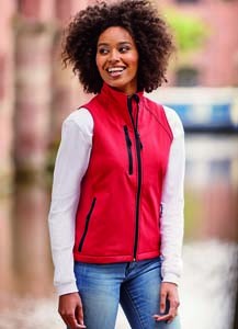 L-Z141F Ladies` Softshell Gilet