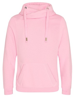 Neck Hoodie Baby-Pink