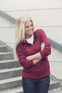 L-NE83301 Ladies` Zip Hoodie