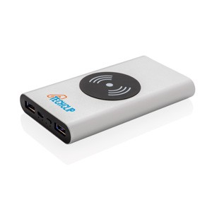 Aluminium 10.000 mAh Wireless