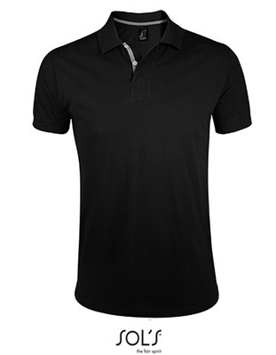  Polo Shirt Portland Black_Grey