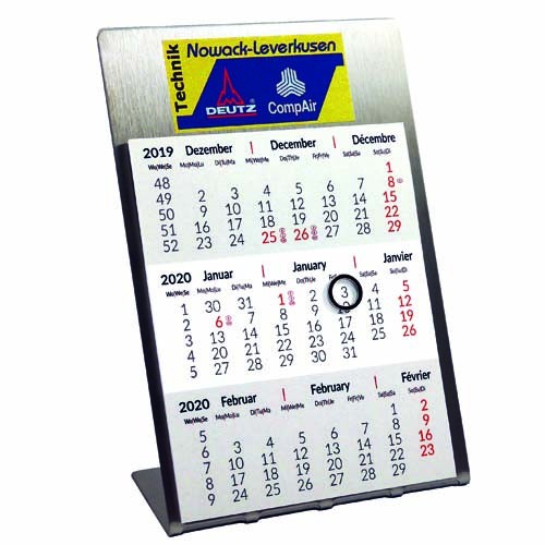 Tischkalender 3-sprachig