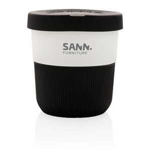 Coffee-To-Go 280ml schwarz/weiß