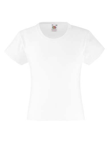 Girls Valueweight T_White