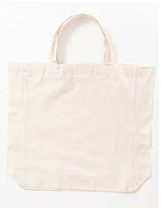 XT90 Baumwolltasche mit Seitenfalte weiss