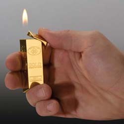 Mac-98741 Feuerzeug Goldbarren