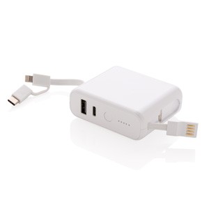 5.000 mAh Powerbank mit 5W Wireless 1