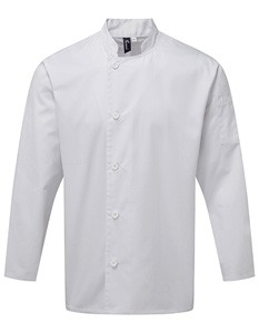 Langarm-Kochjacke White