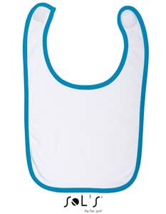 Baby Bib Babib_White_Aqua
