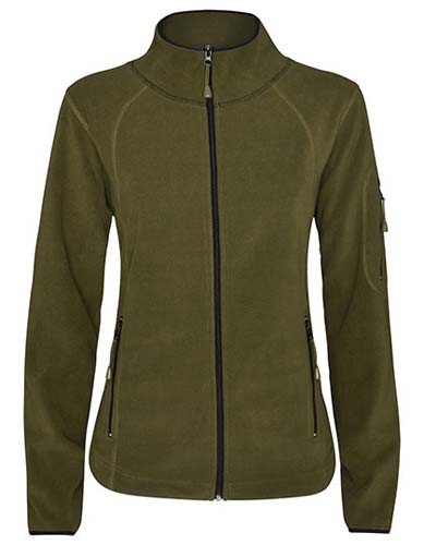 Luciane Woman Microfleece Jacket_Army-Green