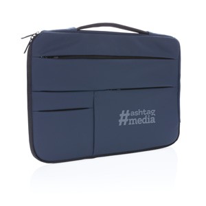 Schickes PU 15.6" Laptop-Sleeve blau