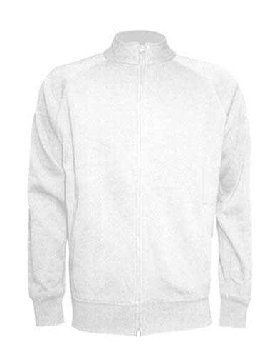 JHK401 Full Zip Sweatshirt_White