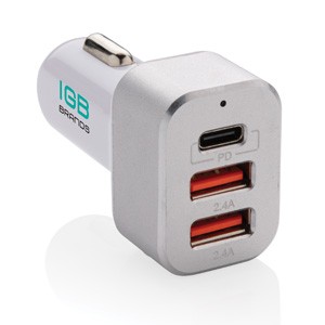 30W Triple Output Car-Charger mit PD