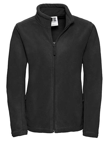 Ladies` Full Zip Outdoor Fleece_Black