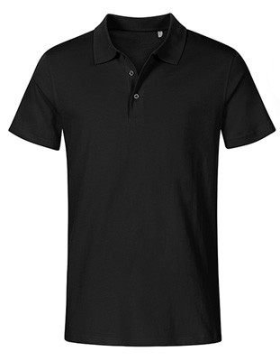 Men`s Jersey Polo Black.